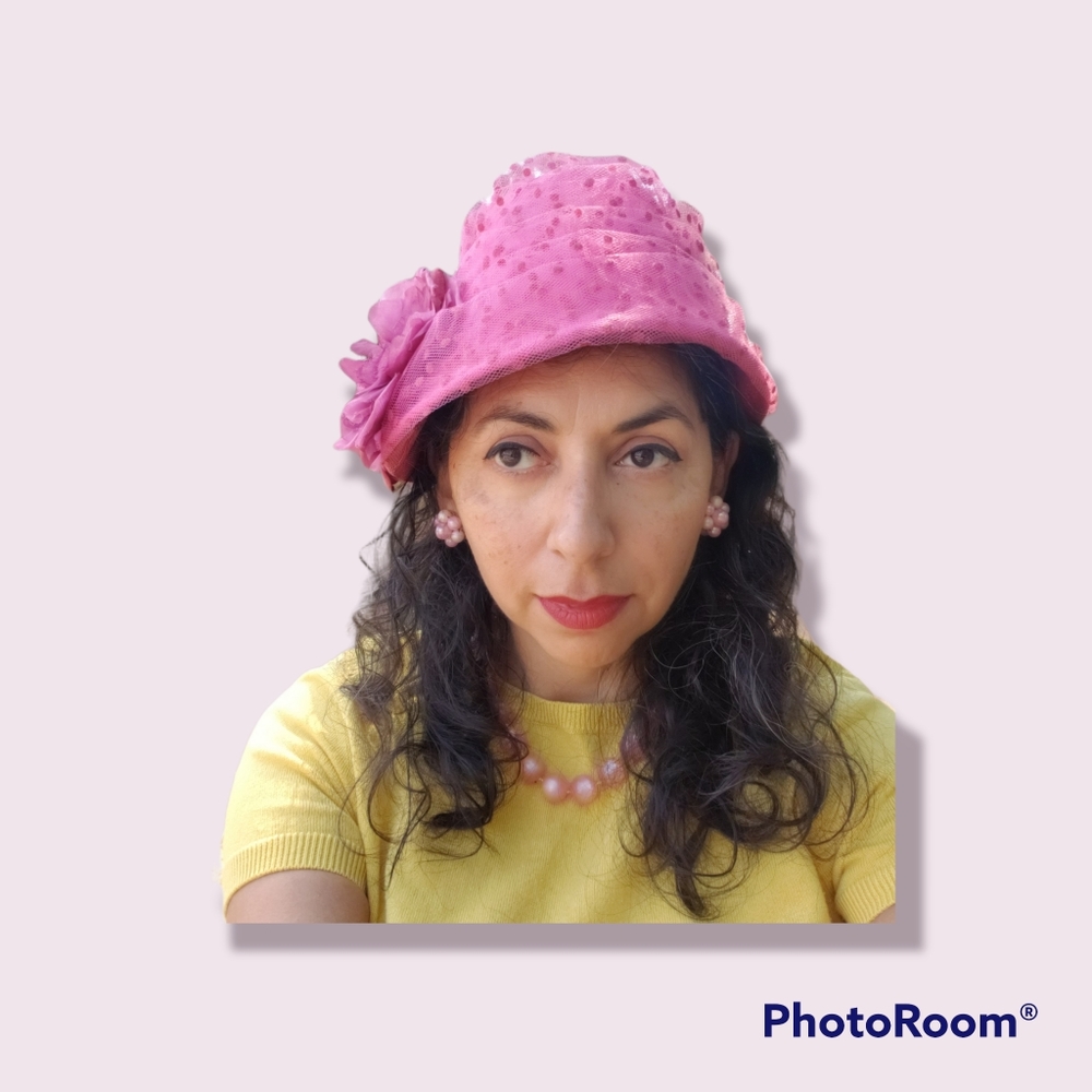 1960's Pink Lace Toque Hat